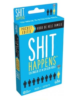 Shit Happens Familie Editie 100 kaarten - pocket editie