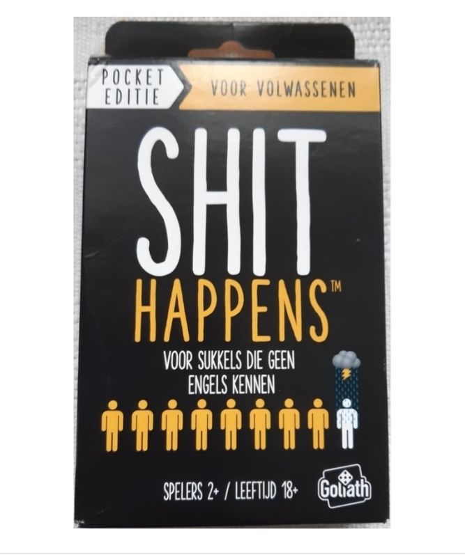 Shit Happens 18+ Pocket Editie 100 kaarten