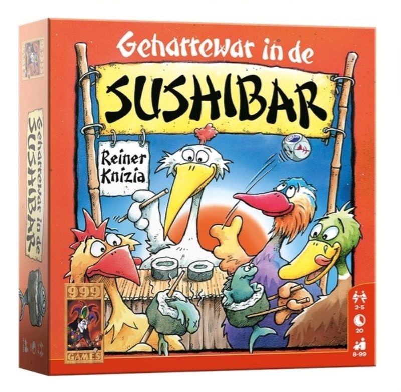 Geharrewar in de Sushibar Dobbelspel