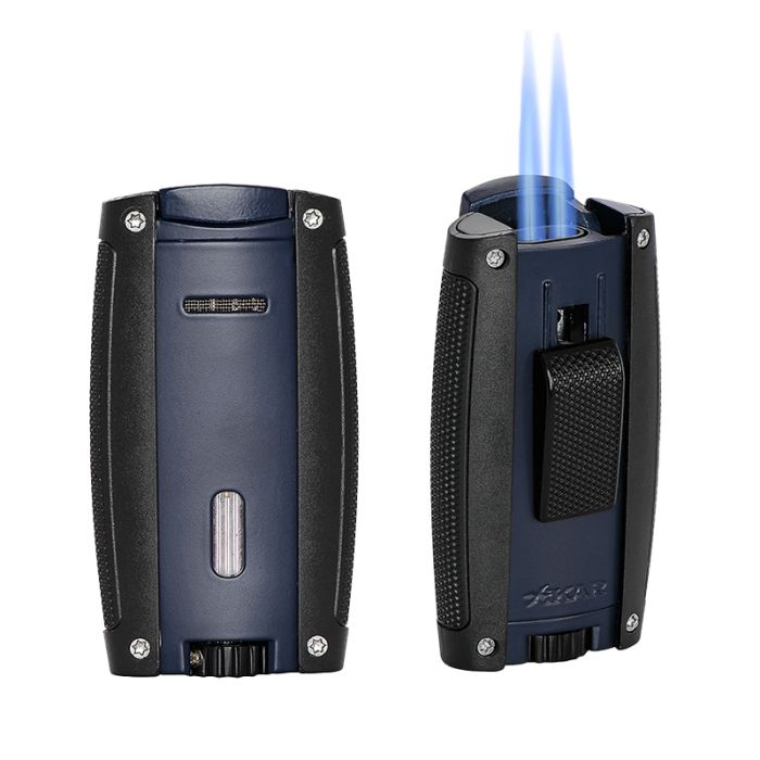 Turismo Double JetFlame Aansteker Matte Blue