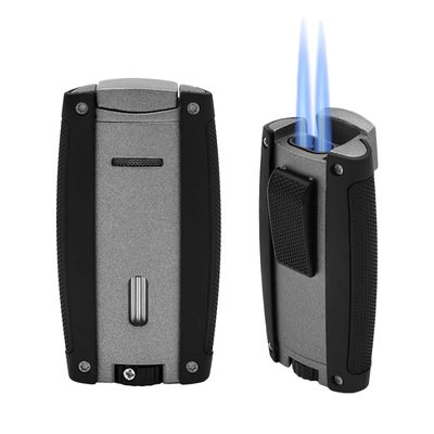 Turismo Double JetFlame Aansteker Matte Gray