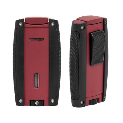 Turismo Double JetFlame Aansteker Matte Red