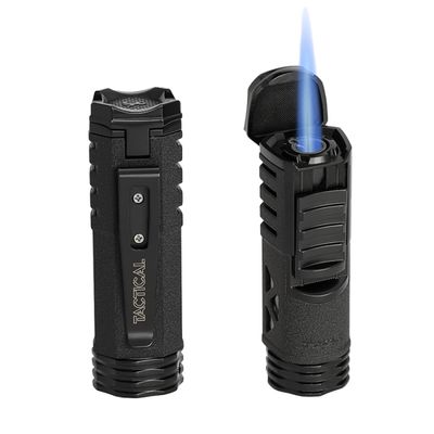 Tactical Single JetFlame Aansteker Black