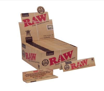 Raw Classic King Size Slim display (50 stuks)