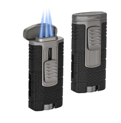 Tactical Triple JetFlame Aansteker Gunmetal and Black