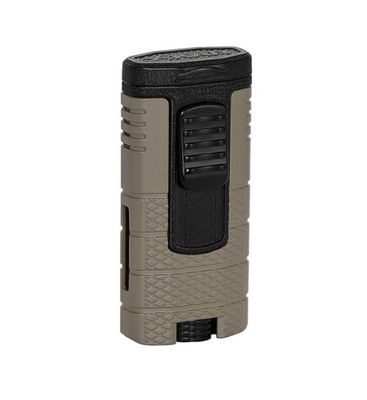Tactical Triple JetFlame Aansteker Tan and Black