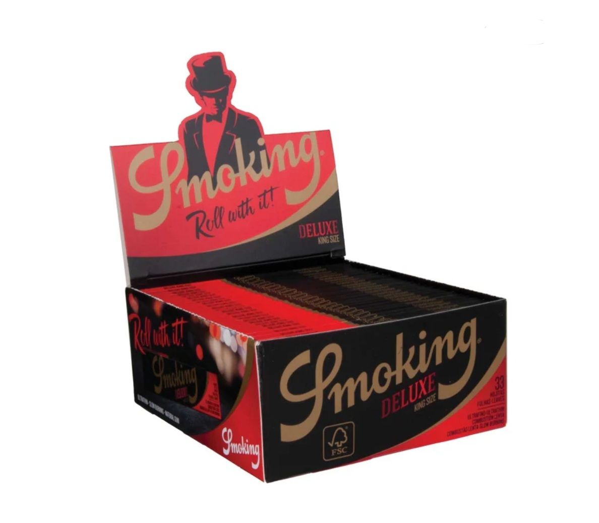 Smoking Deluxe King Size Slim display (50 stuks)