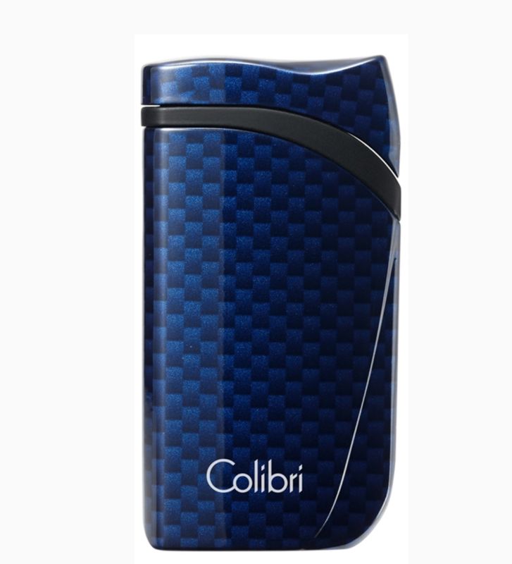 Colibri aansteker Single Flame Falcon Carbon Fiber Blue