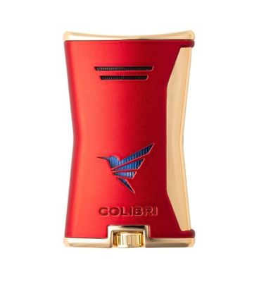 Colibri aansteker Single Jetflame Slim Red/Gold