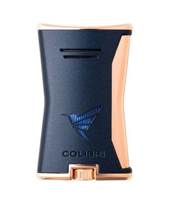 Colibri aansteker Single Jetflame Slim Navy/Gold