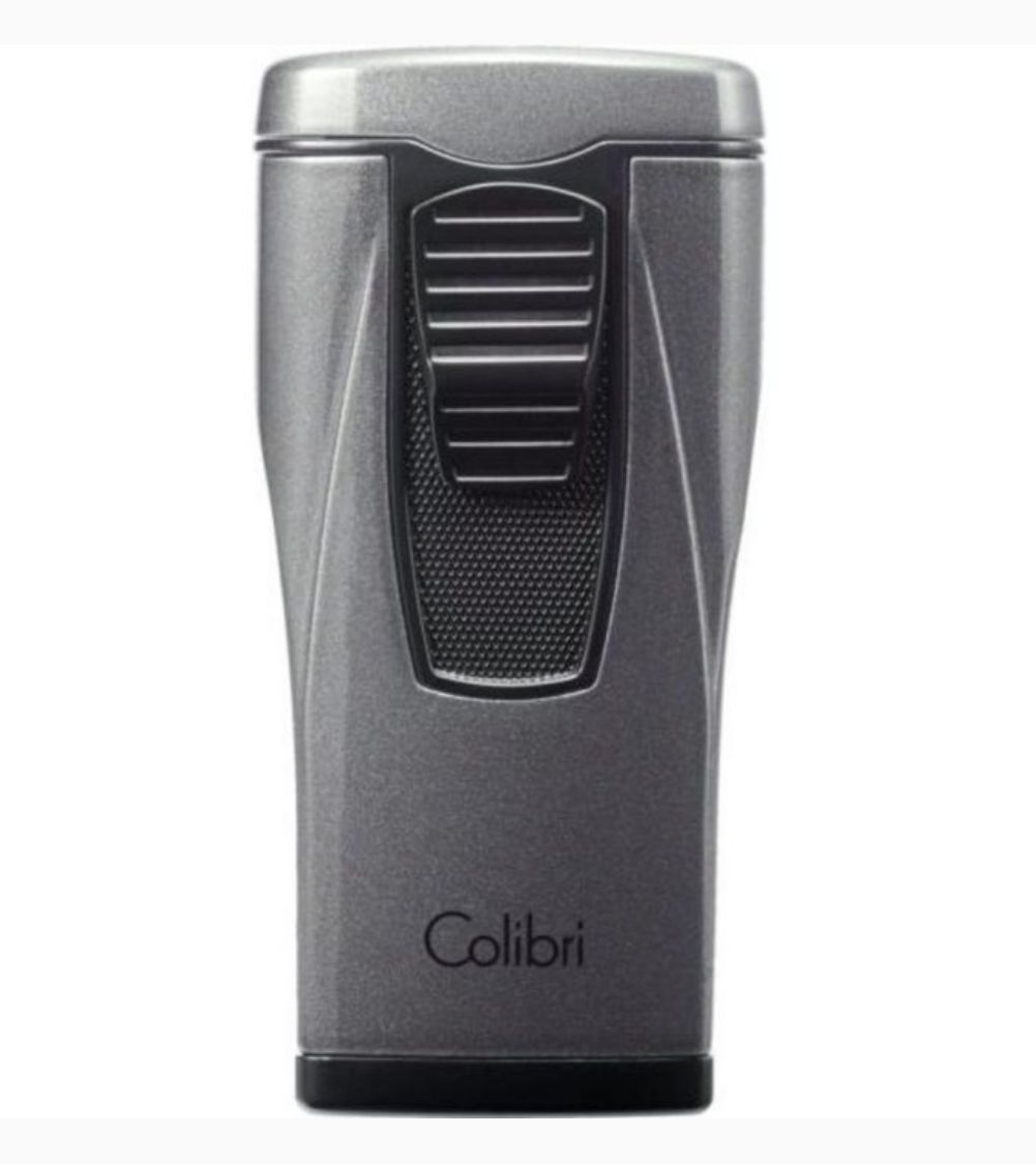 Colibri aansteker Triple Flame Monaco Metalic Silver