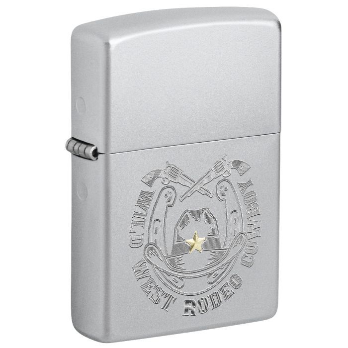 Zippo 205 Wild West Cowboy Design