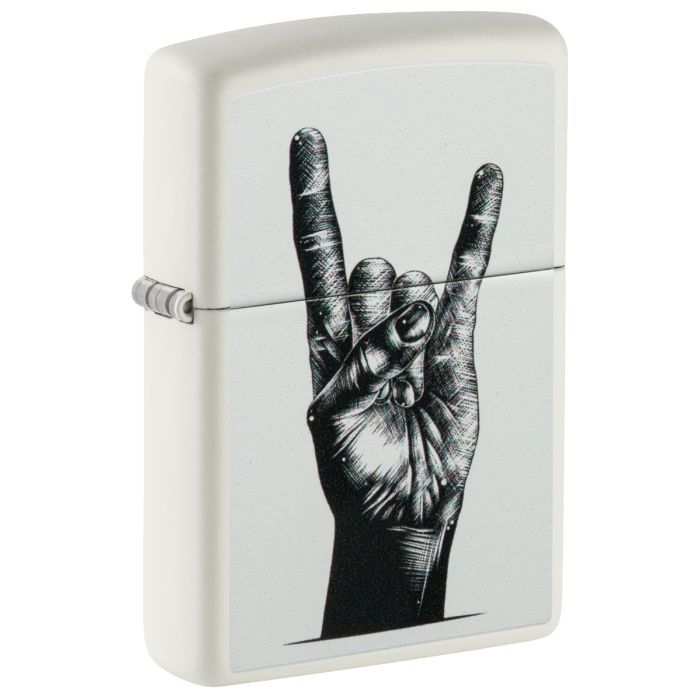 Zippo 214 Rock Hand Design