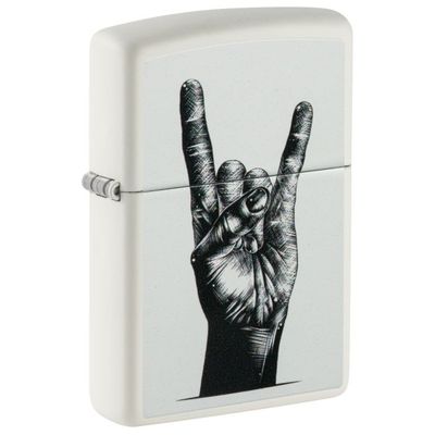 Zippo 214 Rock Hand Design