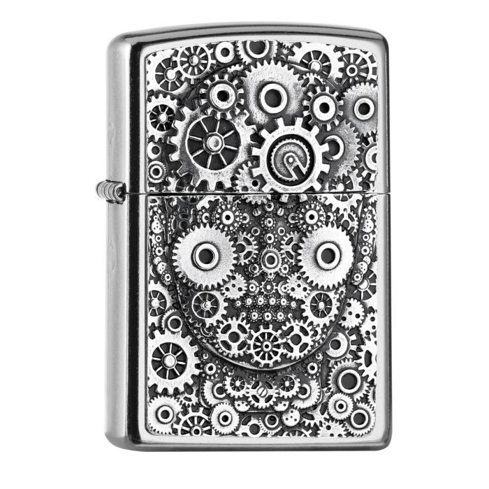 Zippo PL 207 Gear Head Emblem
