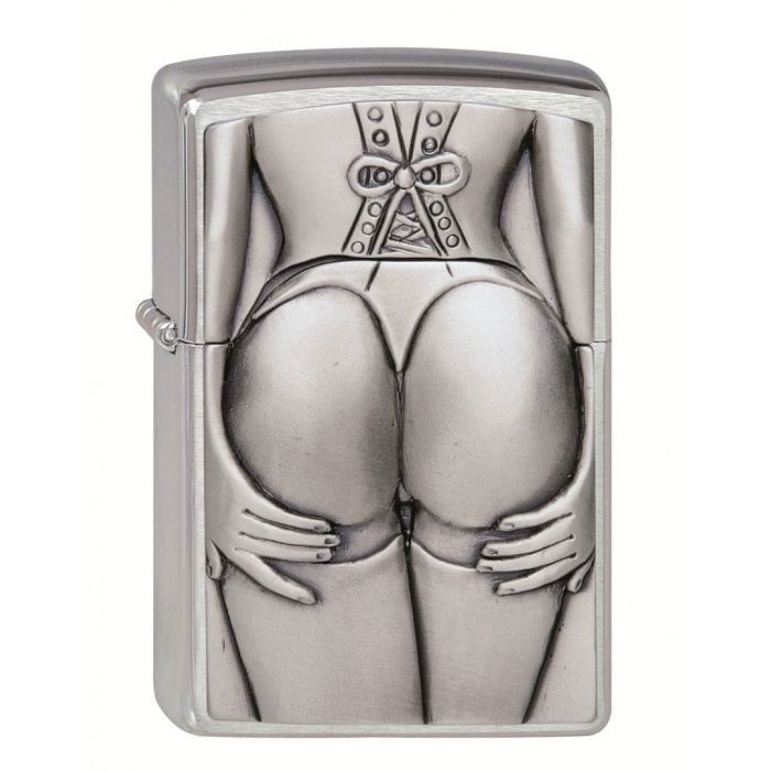 ZIPPO PL 200 STOCKING GIRL TRICK EMB