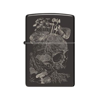 Zippo Skull Mushroom Design