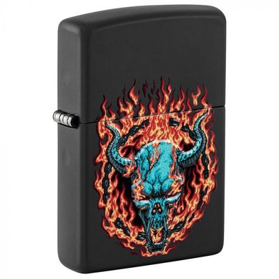 Zippo Burning Devil Design