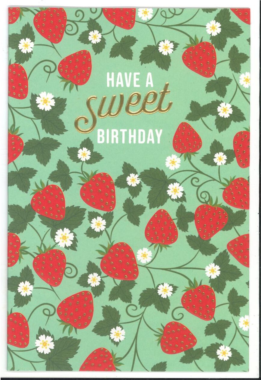 Wenskaart Verjaardag vrouw ( Happy Birthday) - Bubblegum 33