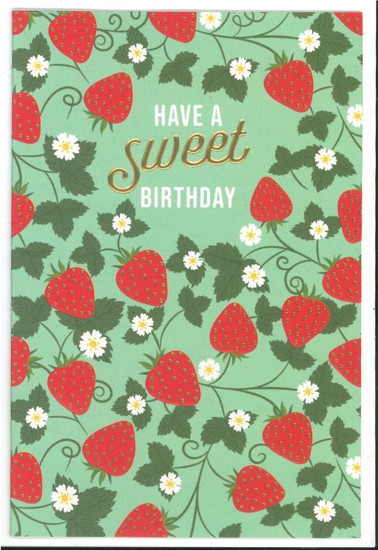 Wenskaart Verjaardag vrouw ( Happy Birthday) - Bubblegum 33