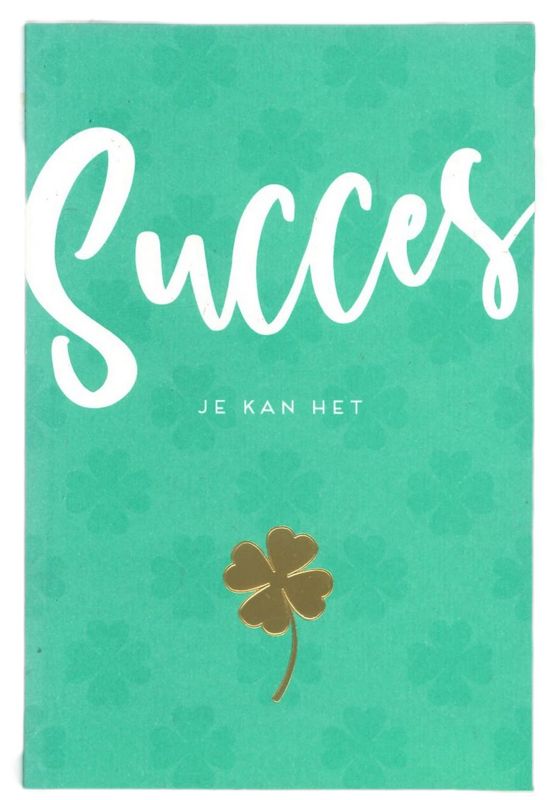 Wenskaart Succes - Bubblegum 50