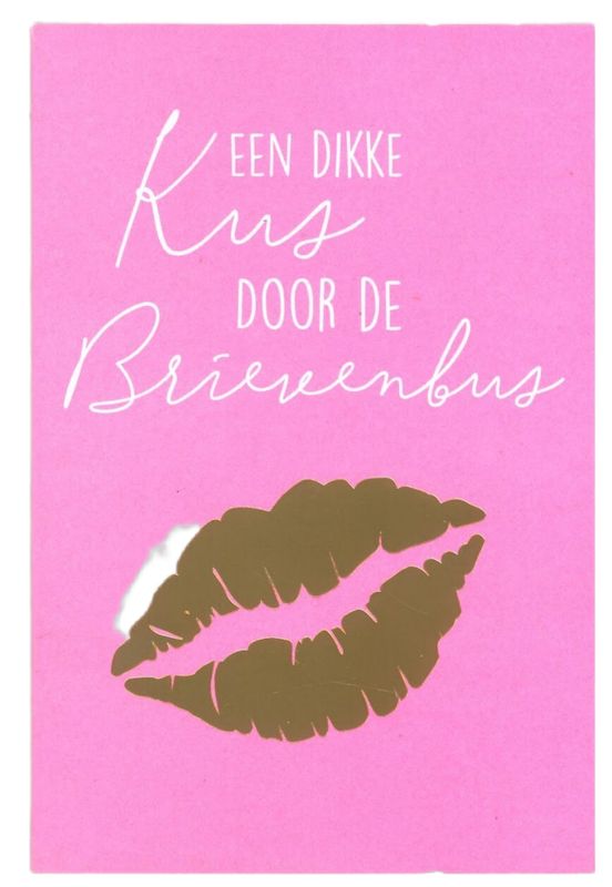 Wenskaart vriendschap - Bubblegum 41