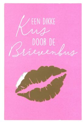 Wenskaart vriendschap - Bubblegum 41