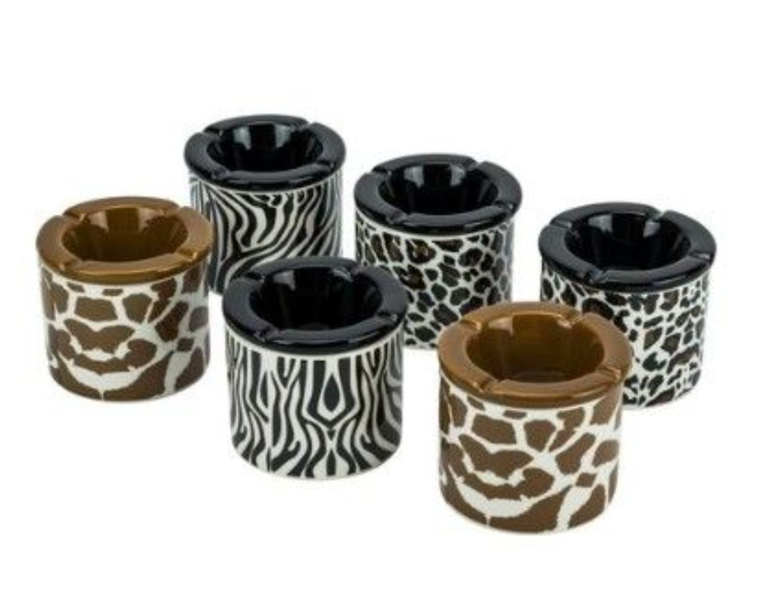 Keramieke Asbak dieren Print