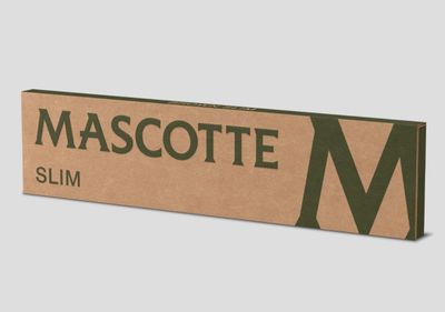 Mascotte brown slim size with magnet 34 vloeitjes