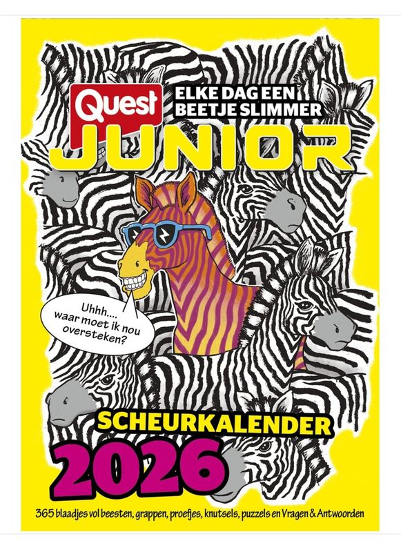 QUEST JUNIOR SCHEURKALENDER 2026