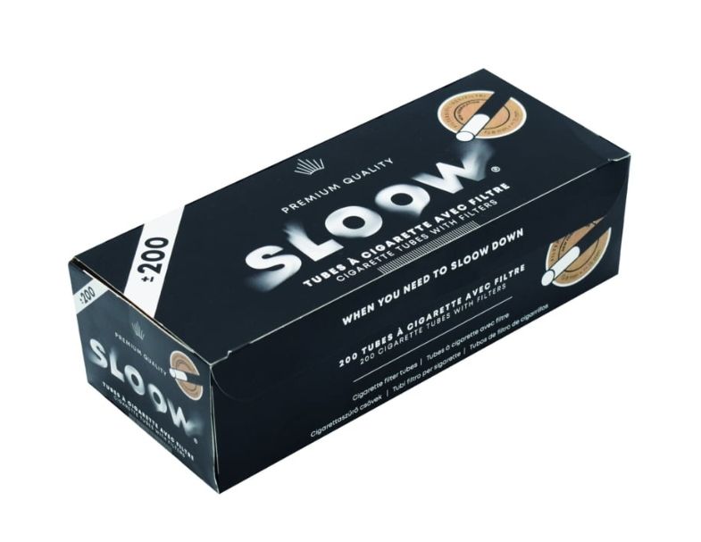 Sloow filterhulzen 200st - 100% papier