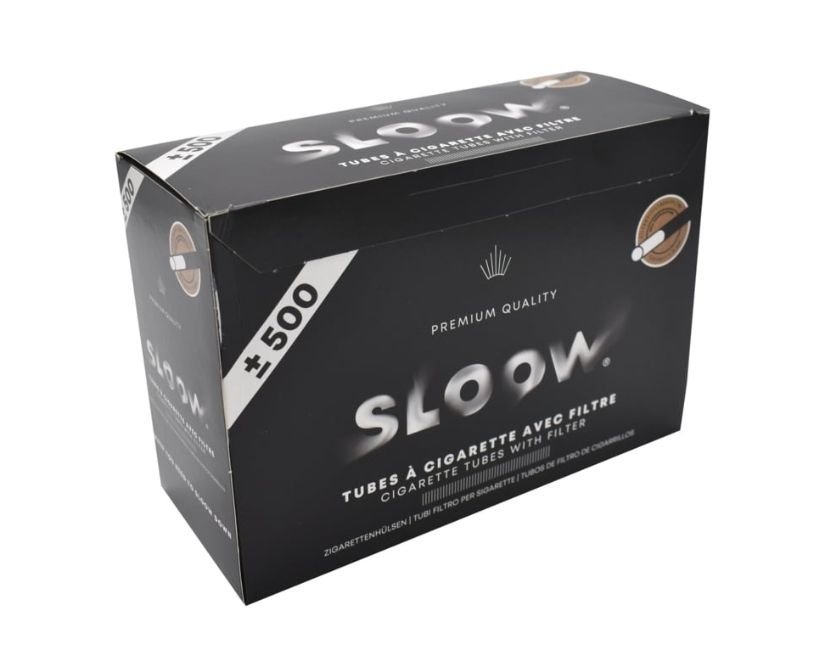 Sloow filterhulzen 500st - 100% papier