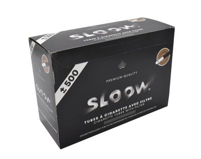 Sloow filterhulzen 500st - 100% papier