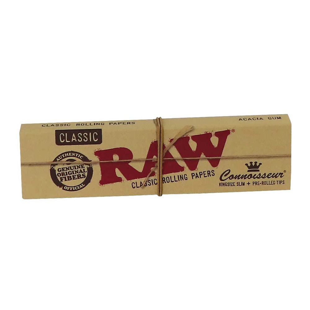 RAW Classic Connoisseur KS Slim 50 Leaves/ 24 prerolled tips