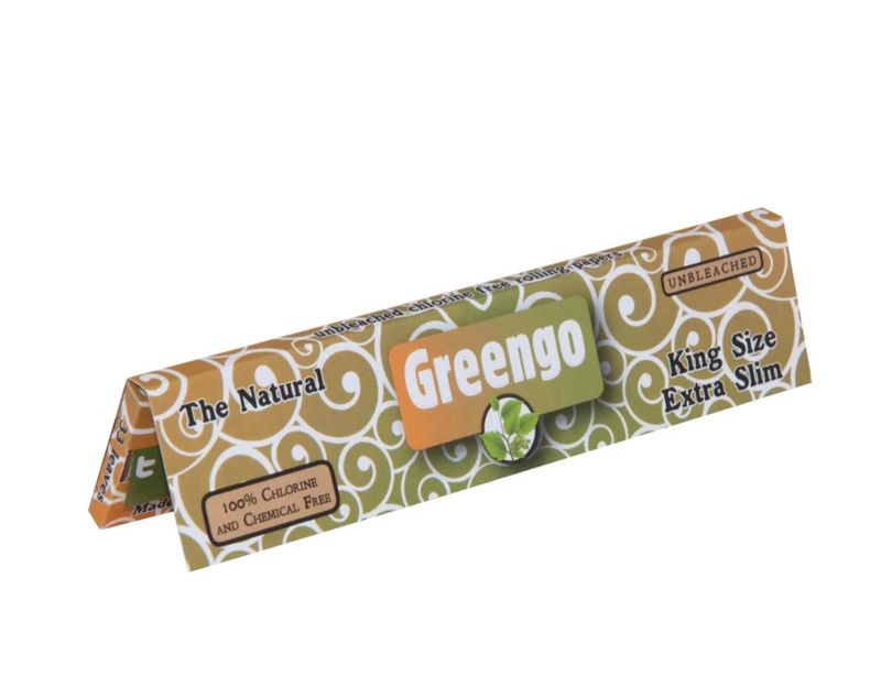 Greengo unbleached king size extra slim
