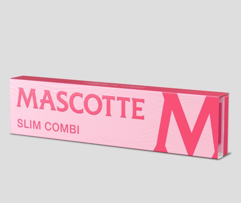 Mascotte Pink Combi KS Slim With Magnet (34 vloei &amp; 34 tips)