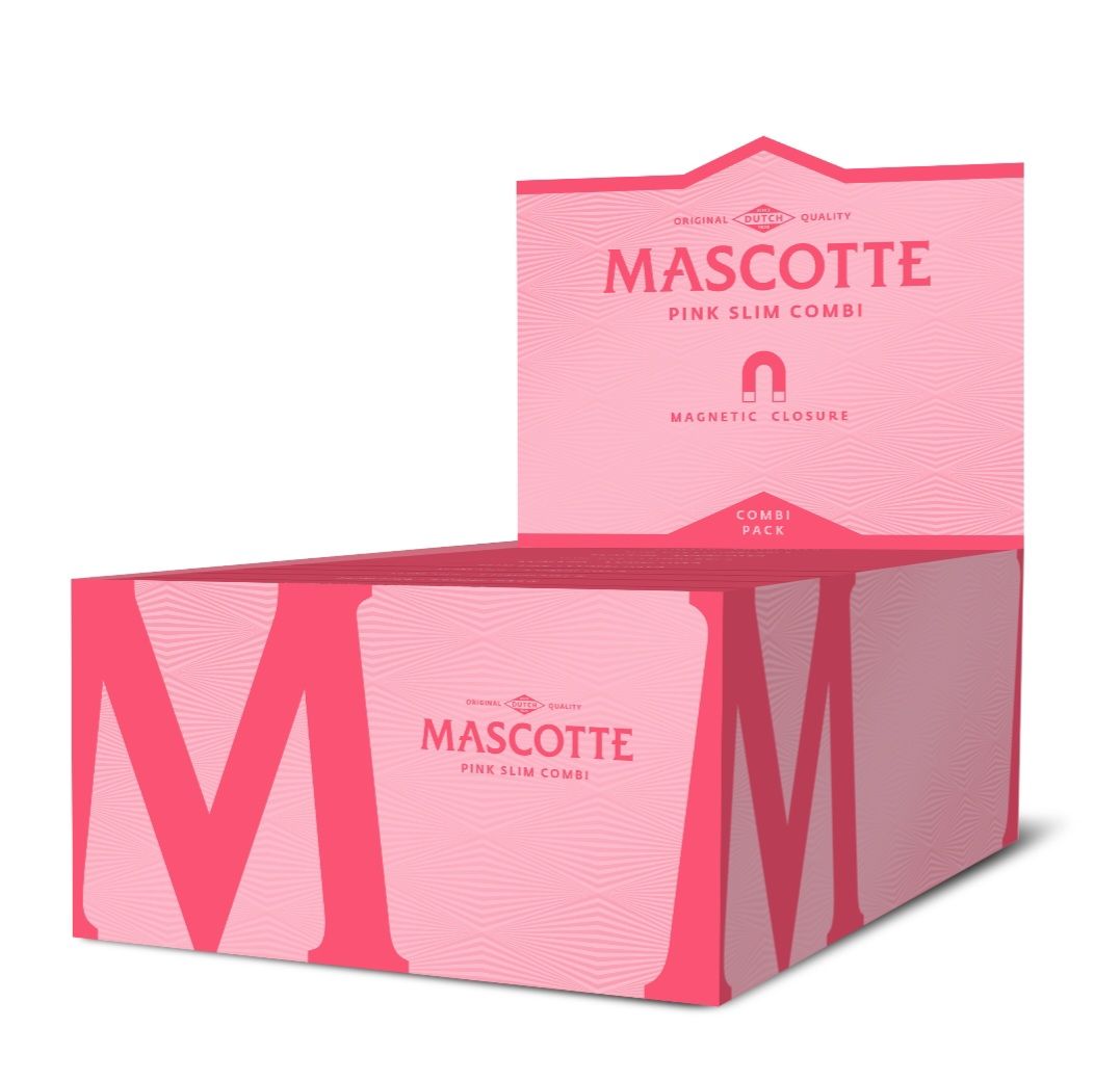 Mascotte Pink Combi KS Slim With Magnet 34Tips  Display (26 stuks)
