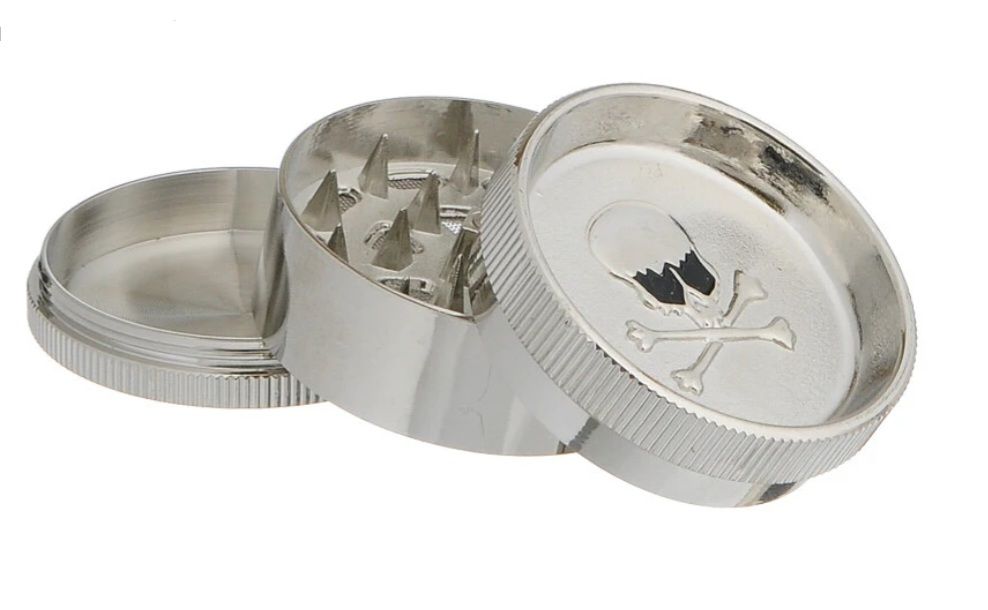 Grinder chrome 50mm Skull