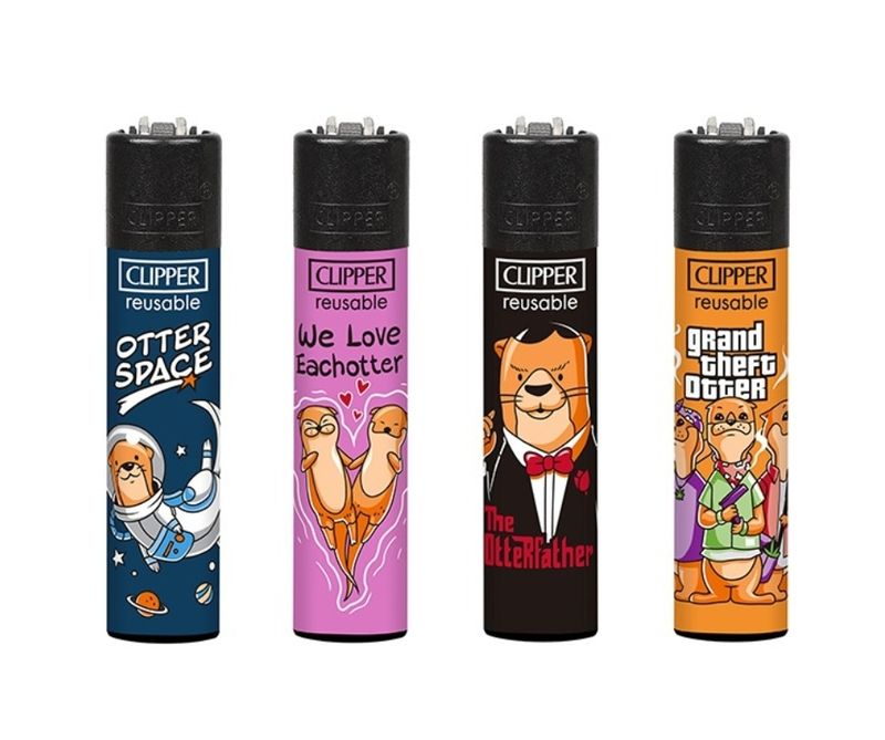 Clipper aansteker - Otter - CP11 (4 stuks)