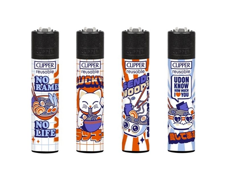 Clipper aansteker - Ramen - CP11 (4 stuks)
