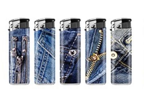 Aansteker wegwerp Jeans (5stuks)