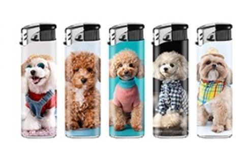 Aansteker wegwerp Hond (5stuks)