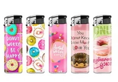 Aansteker wegwerp Donut (5stuks)