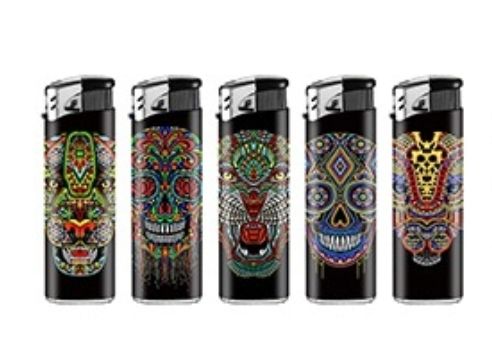 Aansteker wegwerp Skull (5stuks)