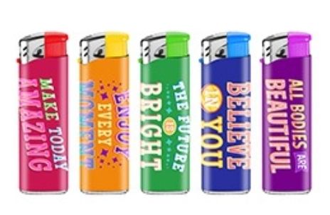 Aansteker wegwerp Vibes (5stuks)