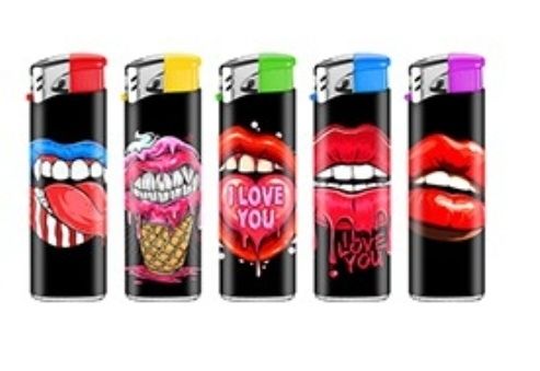 Aansteker wegwerp Lips (5stuks)