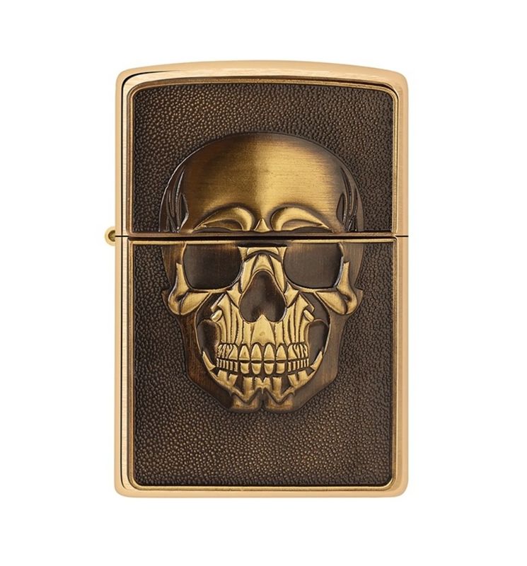 Zippo Embossed Skull
