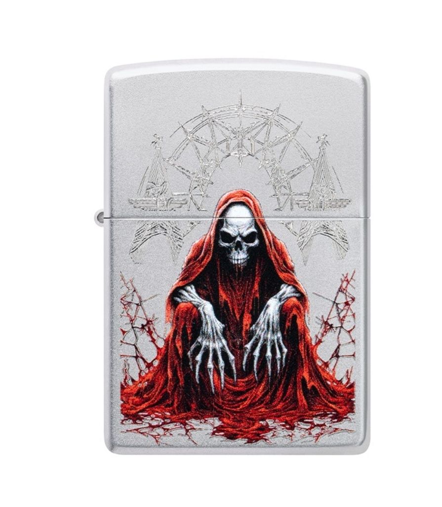 Zippo Reaper Skull Design