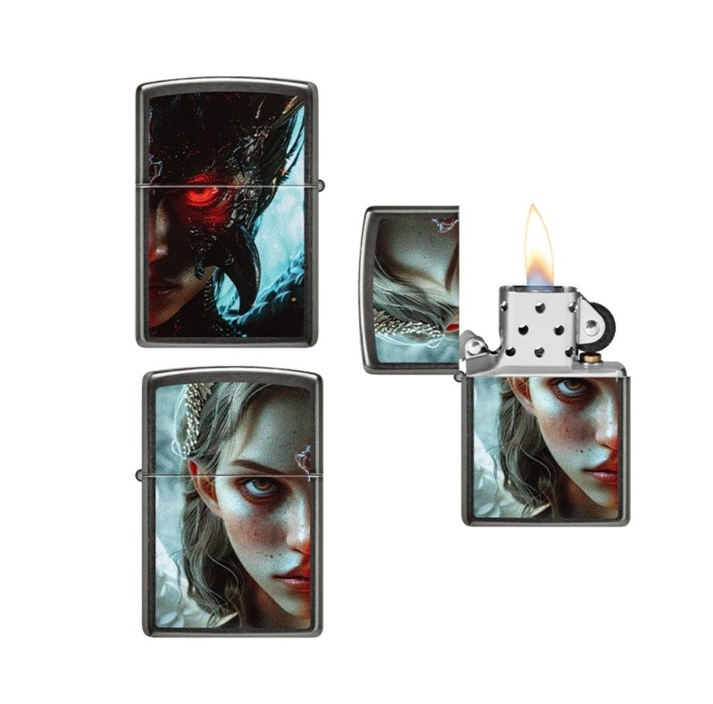Zippo Angel Devil Design 2