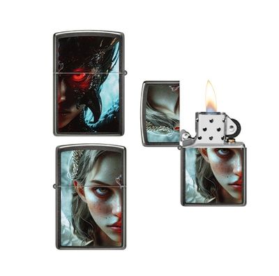 Zippo Angel Devil Design 2